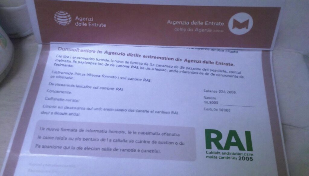 Novità sul canone RAI: cosa cambia nelle lettere dell'Agenzia delle Entrate